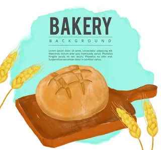 矢量面包素材