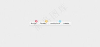 系统设置界面PSD分层素材