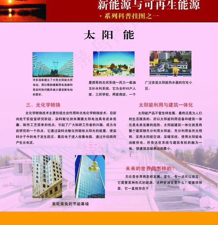 新能源与可再生能源图片psd模版下载