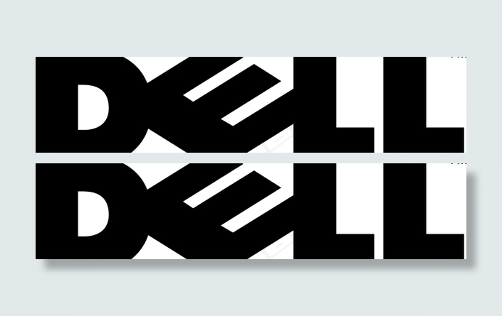Dell logo设计欣赏 幽谷标...