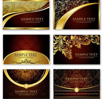 动感线条 古典欧式花纹金色花纹图片