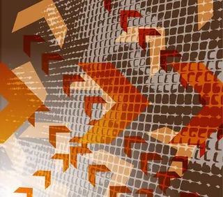 墨迹箭头格子背景图片