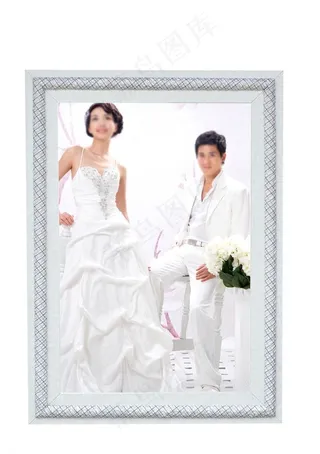 婚纱主题 相框模板图片