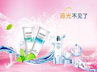 护肤品广告海报图片
