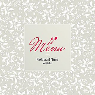 高档菜谱封面模板