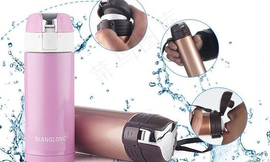 保温杯海报素材图片