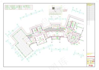 海岸会所cad图纸