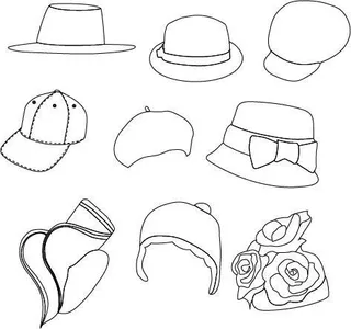 各式帽子