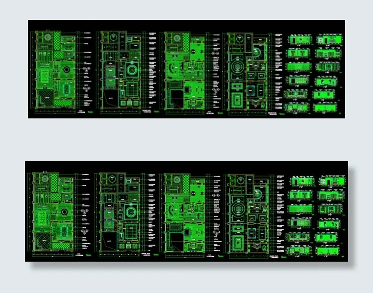 总统套房cad详图