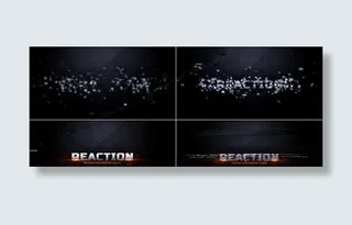 破碎金属文字特效AE片头模板下载