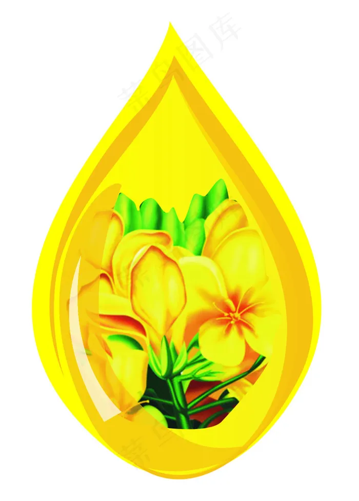 油滴菜籽(210X297)cdr矢量模版下载