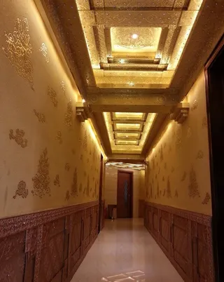 会所走廊装修夜景