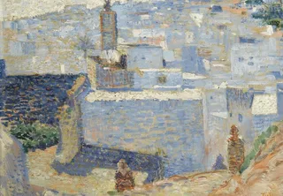 欧洲小镇油画图片