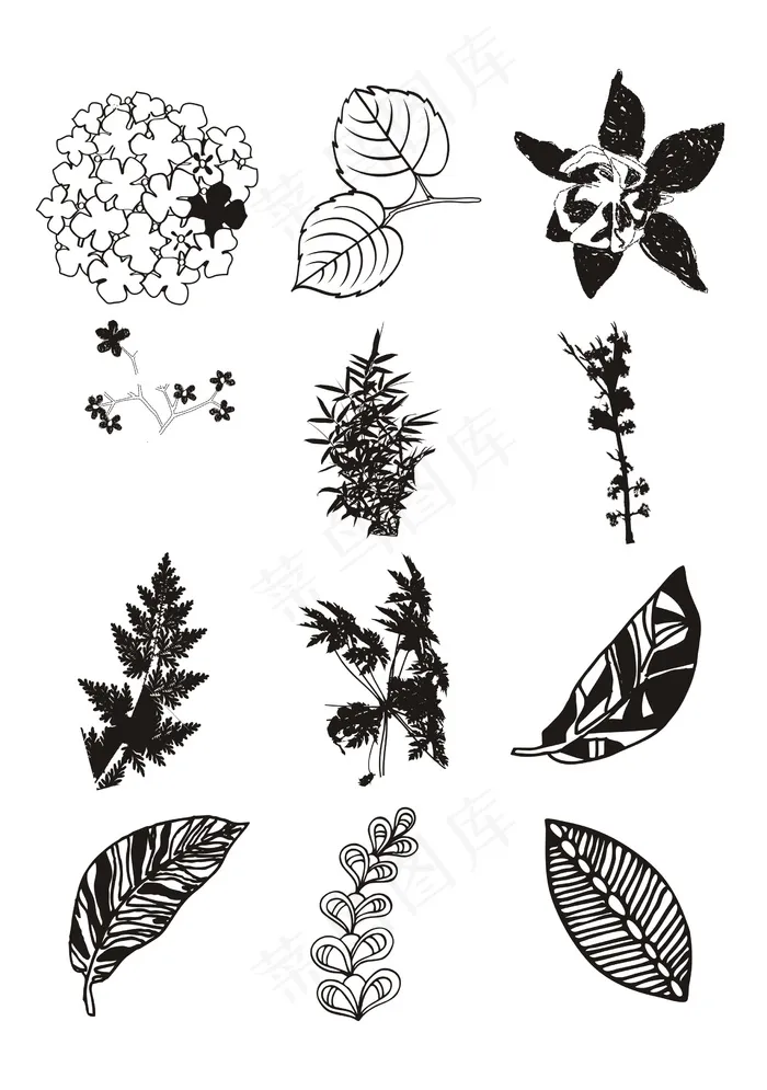 植物花卉简笔画
