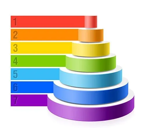 多彩编号图形矢量素材eps,ai矢量模版下载