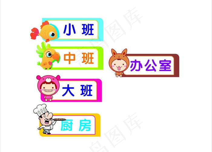 幼儿园班牌图片