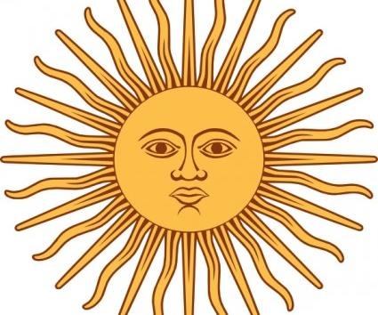 也许太阳从阿根廷国旗的剪辑艺术