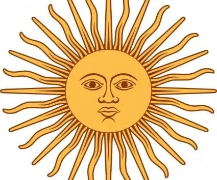 也许太阳从阿根廷国旗的剪辑艺术