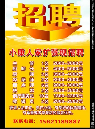 餐饮招聘图片