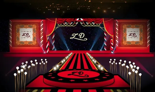 婚礼效果舞台舞美