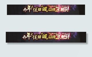 315活动标头图片
