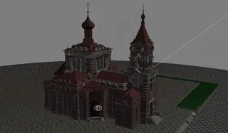 欧式教堂有贴图图片