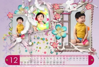 2011儿童日历相框图片