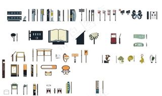 多样式标牌立地式导视牌设计