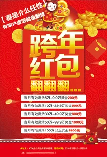 红包活动海报设计
