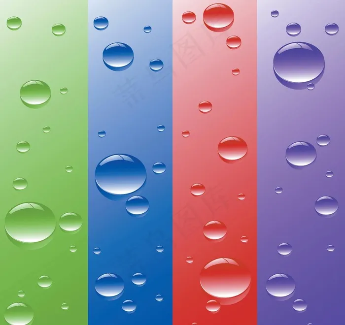 水滴矢量素材图片eps,ai矢量模版下载