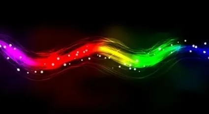 模糊的摘要霓虹光谱的光效应背景eps,ai矢量模版下载