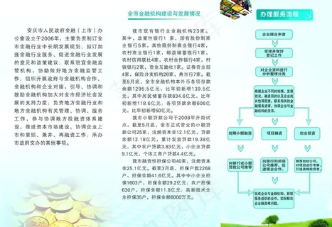 金融三折页图片