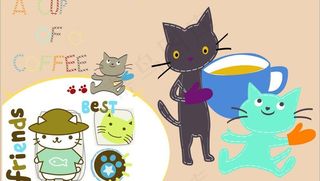 儿童卡通矢量素材图片