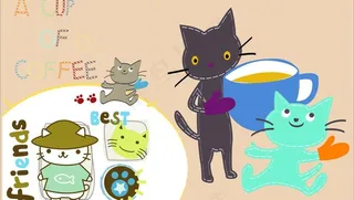 儿童卡通矢量素材图片