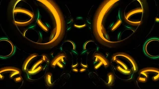 动感圆形跳动动画视频素材