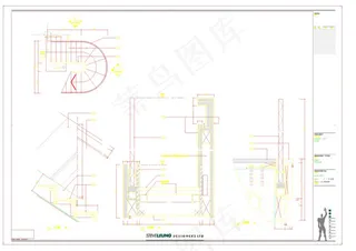 别墅室内cad设计