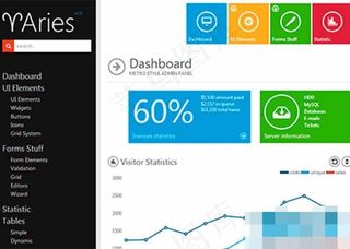 仿win8扁平化设计后台模板下载