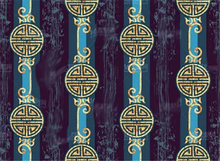 中国风花纹底纹