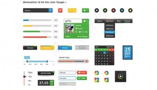 精致网页元素psd分层素材三