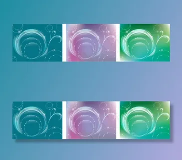 矢量柔美线条幻彩背景系列素材