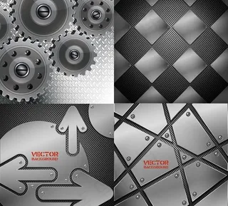 金属背景矢量素材