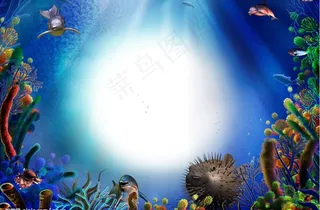 海底世界精品相框图片