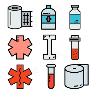 精美医疗icon图标