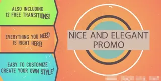 漂亮优雅品牌介绍促销MG动画AE模...