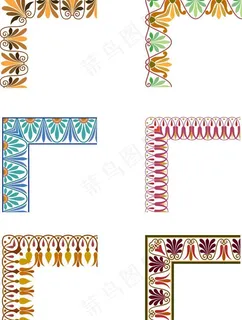 西方古典装饰图案图片