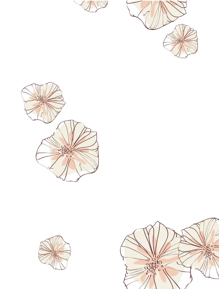 卡通背景 清新 唯美
