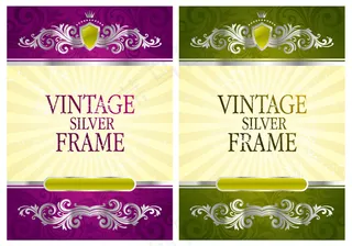 欧式卡片矢量素材