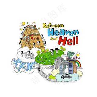 古典元素高清PSD分层素材儿童大厦