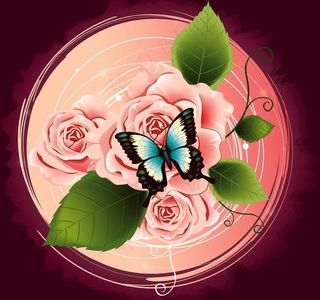 矢量玫瑰花4免费下载