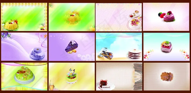 蛋糕店名片卡片设计PSD素材